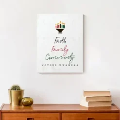 Wall Plaques-Kirkland's Home Faith Family Kwanzaa Wall Plaque
