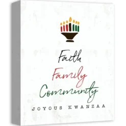 Wall Plaques-Kirkland's Home Faith Family Kwanzaa Wall Plaque