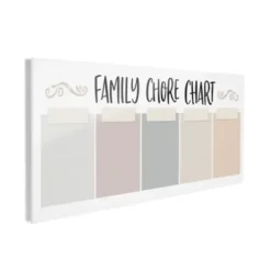 Wall Storage-Kirkland's Home Family Chore Acrylic Dry Erase Board White