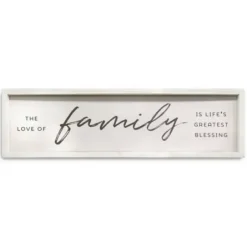Wall Quotes & Signs-Kirkland's Home Family Framed Wall Plaque White