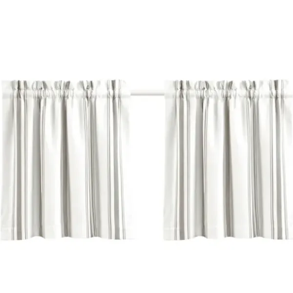 Curtains & Drapes-Kirkland's Home Fans Blackout Curtain Panel Set, 96 In. Gray