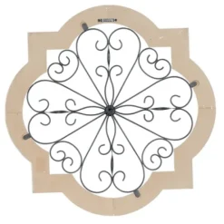 Wall Plaques-Kirkland's Home Farmhouse Abstract Wall Plaque White