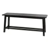 Benches & Ottomans-Kirkland's Home Farmhouse Bench Black