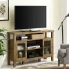 Tv Stands & Media Consoles-Kirkland's Home Farmhouse Highboy Natural Tv Stand Brown