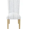 Dining Chairs-Kirkland's Home Farmhouse Stripes Highback Dining Chairs, Set Of 2 Blue/White