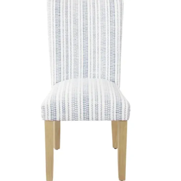 Dining Chairs-Kirkland's Home Farmhouse Stripes Highback Dining Chairs, Set Of 2 Blue/White
