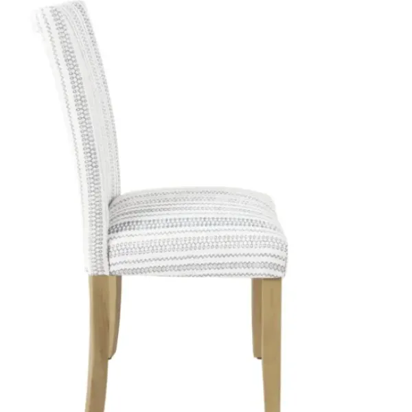 Dining Chairs-Kirkland's Home Farmhouse Stripes Highback Dining Chairs, Set Of 2 Blue/White