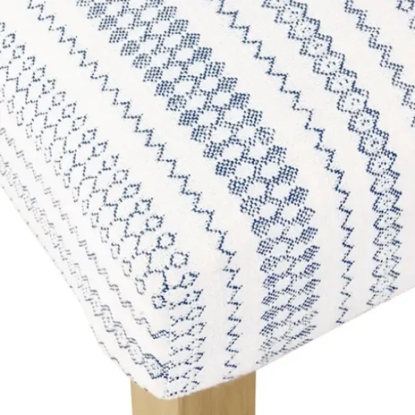 Dining Chairs-Kirkland's Home Farmhouse Stripes Highback Dining Chairs, Set Of 2 Blue/White