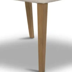 Dining Chairs-Kirkland's Home Farrah Leather Back Dining Chair Tan/Ivory