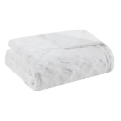 Blankets & Throws-Kirkland's Home Faux Fur Oversized Throw White