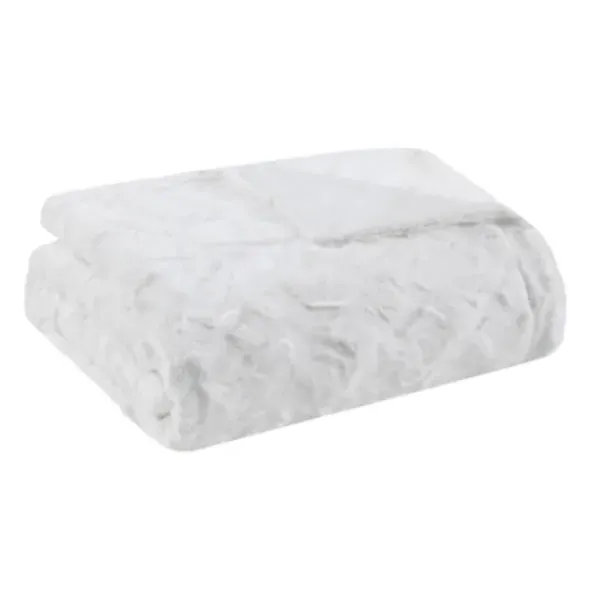 Blankets & Throws-Kirkland's Home Faux Fur Oversized Throw White