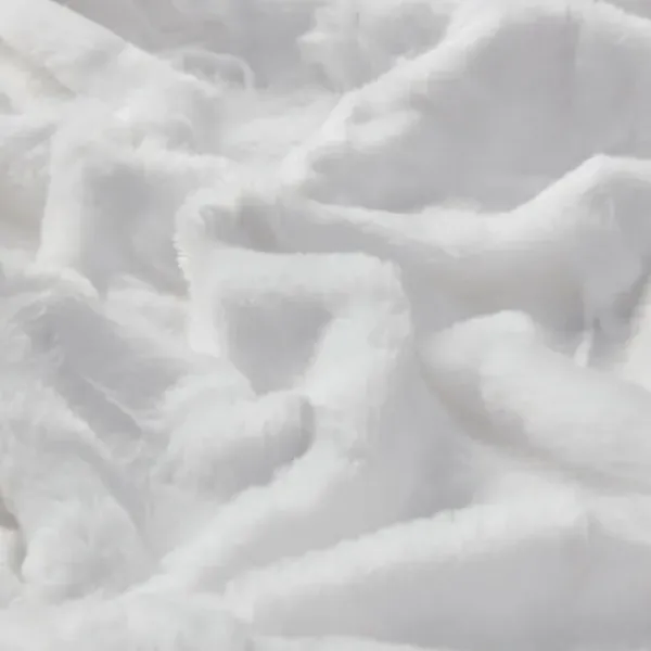 Blankets & Throws-Kirkland's Home Faux Fur Oversized Throw White