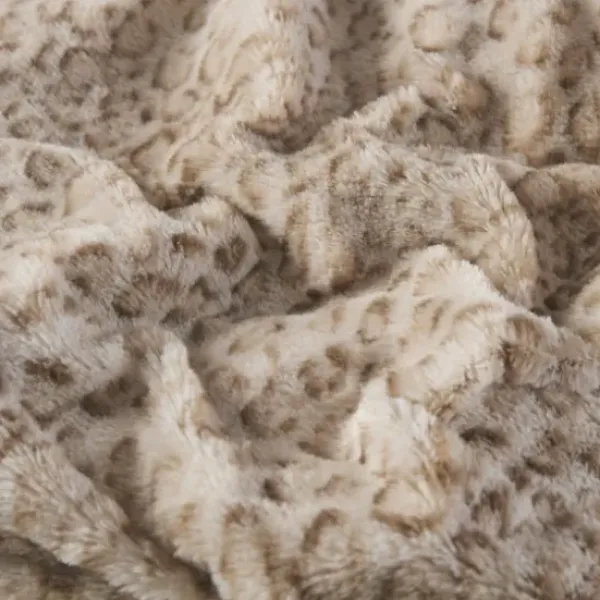 Blankets & Throws-Kirkland's Home Faux Fur Oversized Throw Blanket Animal Print