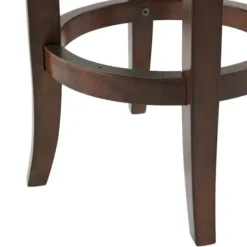 Bar Stools & Counter Height Stools-Kirkland's Home Faux Leather Counter Stools, Set Of 2 Brown