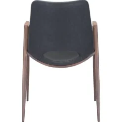 Dining Chairs-Kirkland's Home Faux Leather Cutout Dining Chairs, Set Of 2 Black