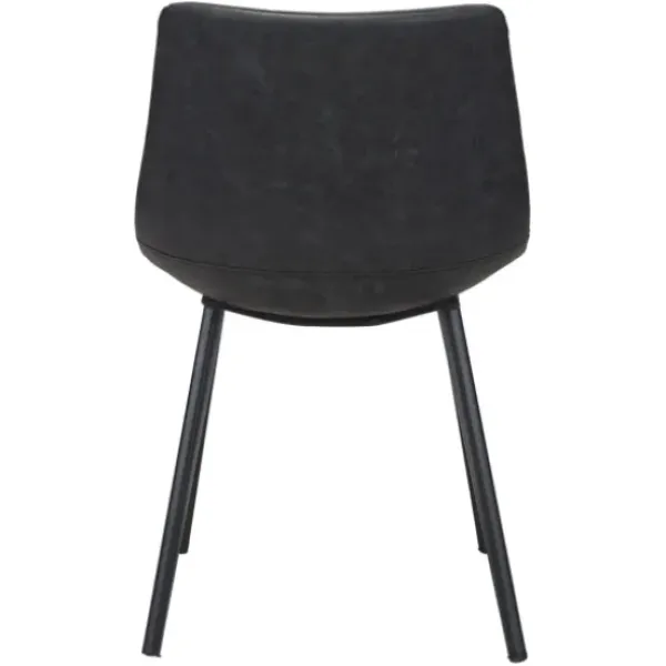 Dining Chairs-Kirkland's Home Faux Leather Scoop Dining Chairs, Set Of 2 Black