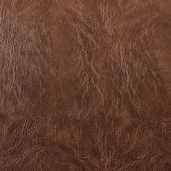 Accent Chairs-Kirkland's Home Faux Leather Sloped Arm Accent Chair Brown