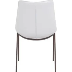 Dining Chairs-Kirkland's Home Faux Leather Stitch Dining Chairs, Set Of 2 White