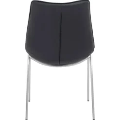 Dining Chairs-Kirkland's Home Faux Leather Stitch Dining Chairs, Set Of 2 Black