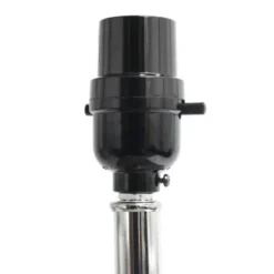 Table Lamps-Kirkland's Home Faux Leather Usb Table Lamp Black