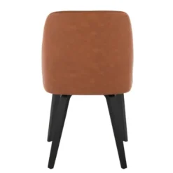 Dining Chairs-Kirkland's Home Faux Leather Wood Dining Chairs, Set Of 2 Brown