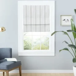 Curtains & Drapes-Kirkland's Home Faux Linen Curtain Panel Set, 84 In. Ivory