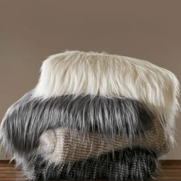 Blankets & Throws-Kirkland's Home Faux Mink Fur Throw Tan