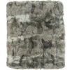 Blankets & Throws-Kirkland's Home Faux Mink Fur Throw Gray