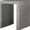 Accent & End Tables-Kirkland's Home Faux Shagreen Accent Table Gray