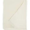 Blankets & Throws-Kirkland's Home Faux Sheared Mink Throw Ivory