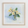 Framed Art-Kirkland's Home February Primrose Framed Art Print White/Blue/Green