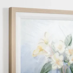 Framed Art-Kirkland's Home February Primrose Framed Art Print White/Blue/Green