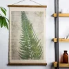 Wall Plaques-Kirkland's Home Fern Leaf Scroll Tapestry Green