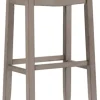 Bar Stools & Counter Height Stools-Kirkland's Home Finley Saddle Seat Counter Stool Gray