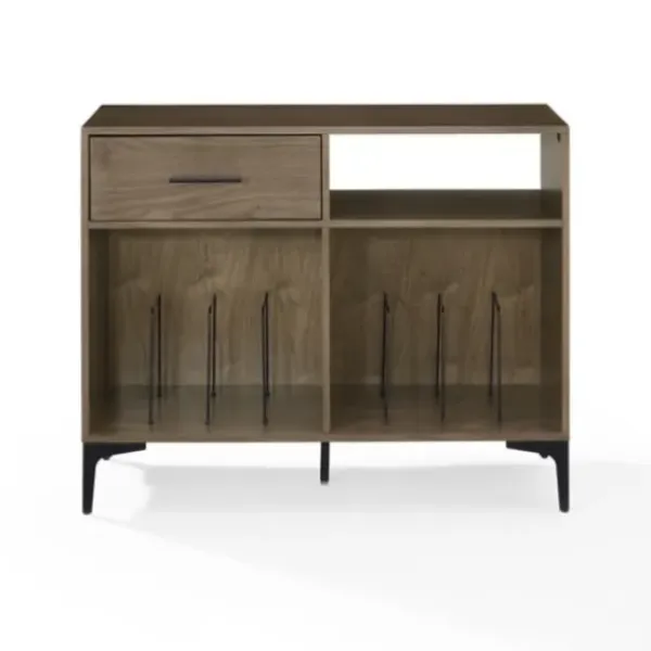 Tv Stands & Media Consoles-Kirkland's Home Finn Record Storage Media Cabinet Brown