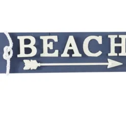 Wall Quotes & Signs-Kirkland's Home Fir Beach Arrow Coastal Wall Plaque Blue