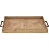 Decorative Trays-Kirkland's Home Flat Leaf Tray Gold