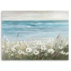 Canvas Art-Kirkland's Home Floral Beach Giclee Canvas Art Print, 48X36 In. Blue