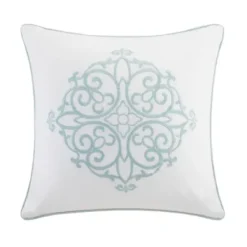 Comforters-Kirkland's Home Floral Full/Queen 4-Pc. Comforter Set White