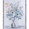 Framed Art-Kirkland's Home Floral In A Jar Ii Framed Wall Art Print Blue