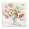 Canvas Art-Kirkland's Home Floral In Transparent Bottle Canvas Art Print White