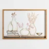 Framed Art-Kirkland's Home Floral Vases Framed Art Print White