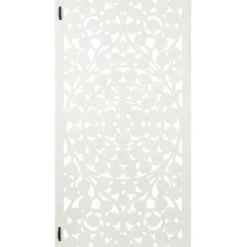 Wall Plaques-Kirkland's Home Floral Wood Plaque, 48X28 In. White