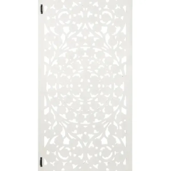 Wall Plaques-Kirkland's Home Floral Wood Plaque, 48X28 In. White