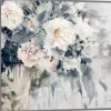 Canvas Art-Kirkland's Home Flower Impressions Framed Canvas Art Print Gray