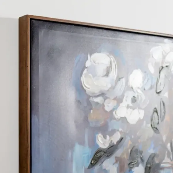 Canvas Art-Kirkland's Home Flower S Bouquet Canvas Art Print Blue