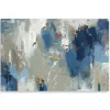 Canvas Art-Kirkland's Home Fluttered Giclee Canvas Art Print Gray/Blue