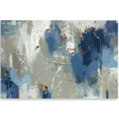 Canvas Art-Kirkland's Home Fluttered Giclee Canvas Art Print Gray/Blue