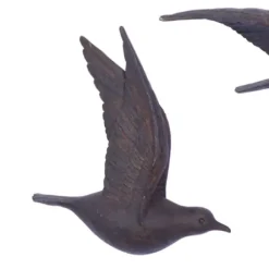 Wall Plaques-Kirkland's Home Flying Birds Wall Sculptures, Set Of 3 Brown
