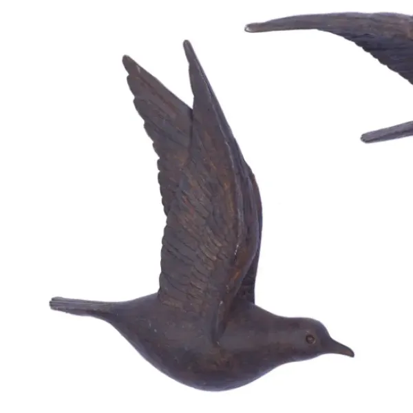 Wall Plaques-Kirkland's Home Flying Birds Wall Sculptures, Set Of 3 Brown